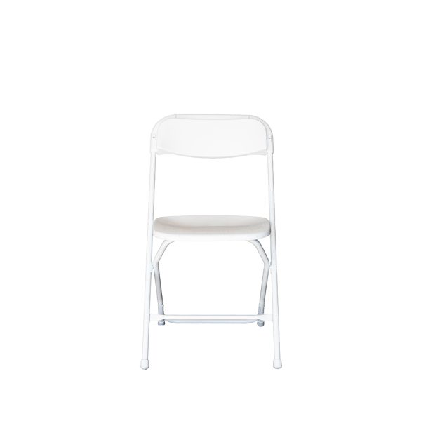 White Plastic Folding Chair