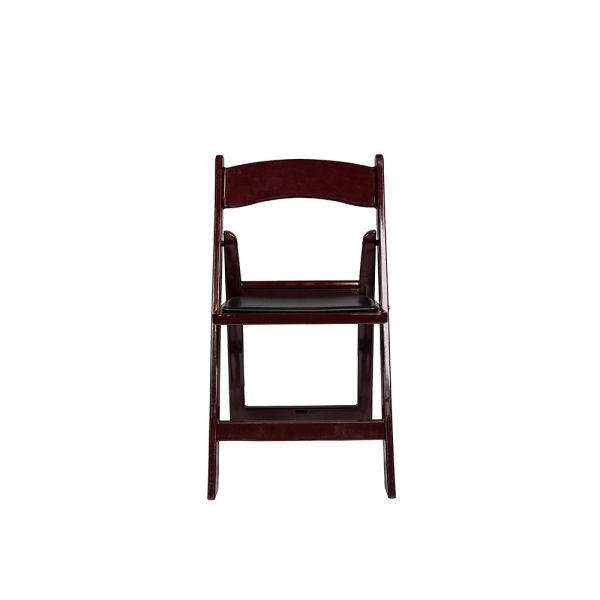 Mahogany Resin Chair with Padding