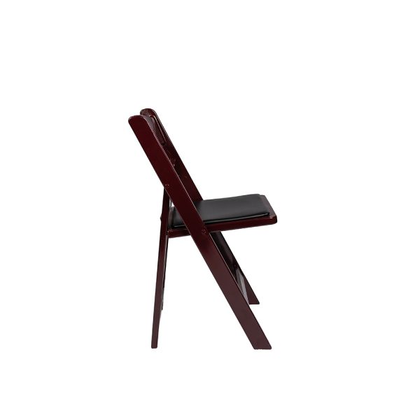 Mahogany Resin Chair with Padding - Image 3