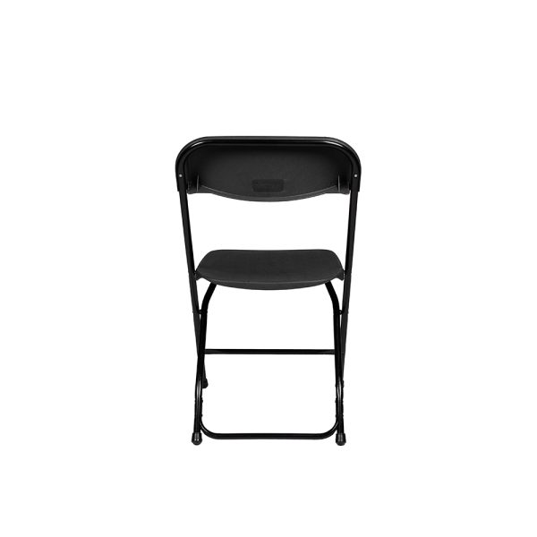 Black Plastic Folding Chair - Image 4