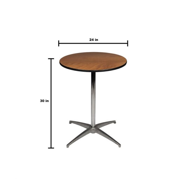 24in Round Low Cocktail Table - Image 2