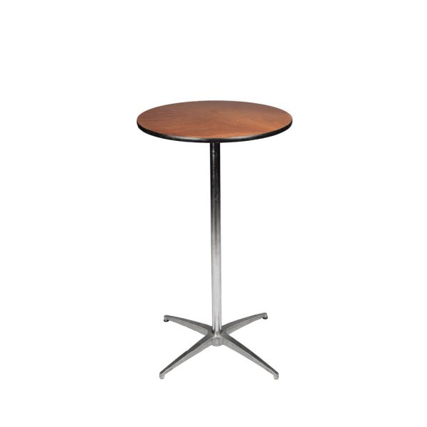 24in Round Tall Cocktail Table