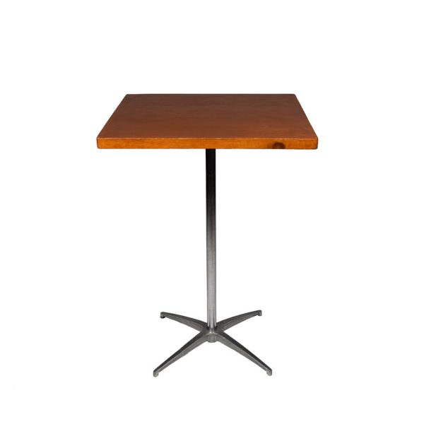 30in Square Tall Cocktail Table