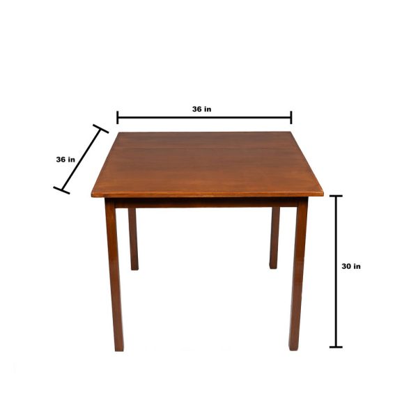 36in Square Card Table - Image 3