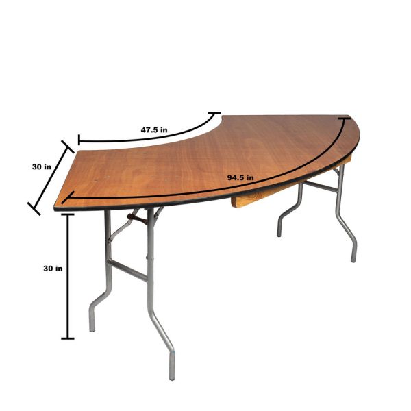 7ft Serpentine Table - Image 2