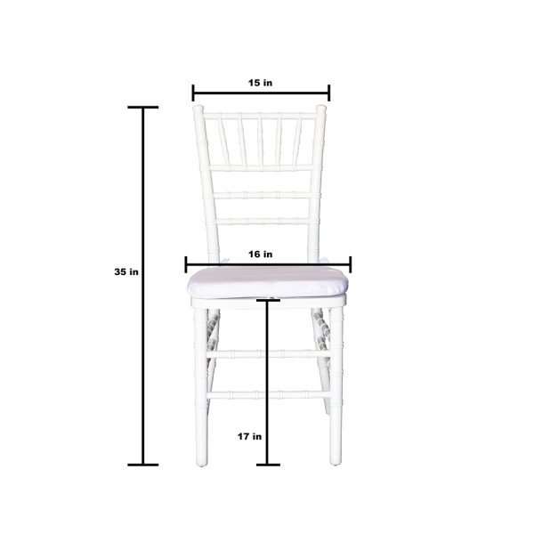 Chiavari White Chair - Image 2