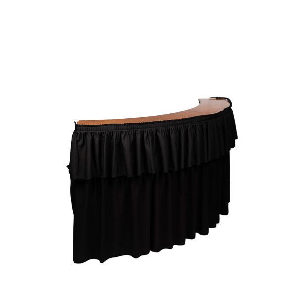 7ft Serpentine Bar With Black Skirt - Image 3