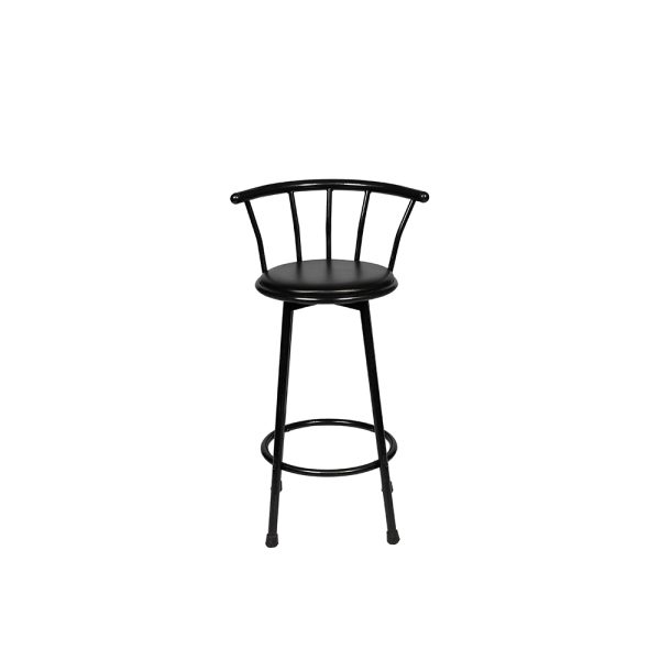 Swivel Black Pad Bar Stool