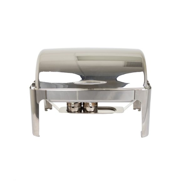 8qt Roll Top Chrome Trim Chafer