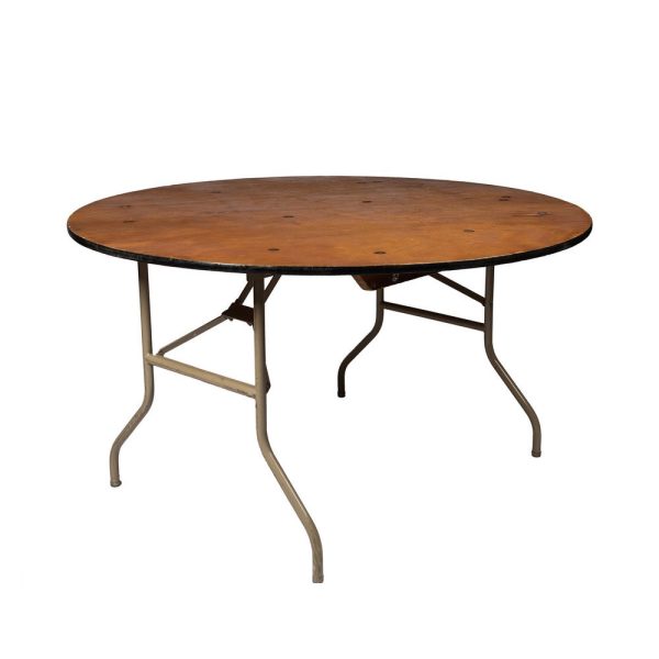 54in Wood Round Table