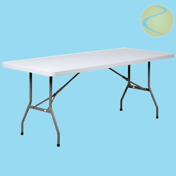 6ft Plastic Rectangular Table Rental