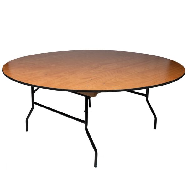 72in Wood Round Table