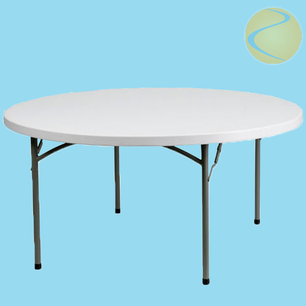 60 Inch Round Plastic Table Rentals