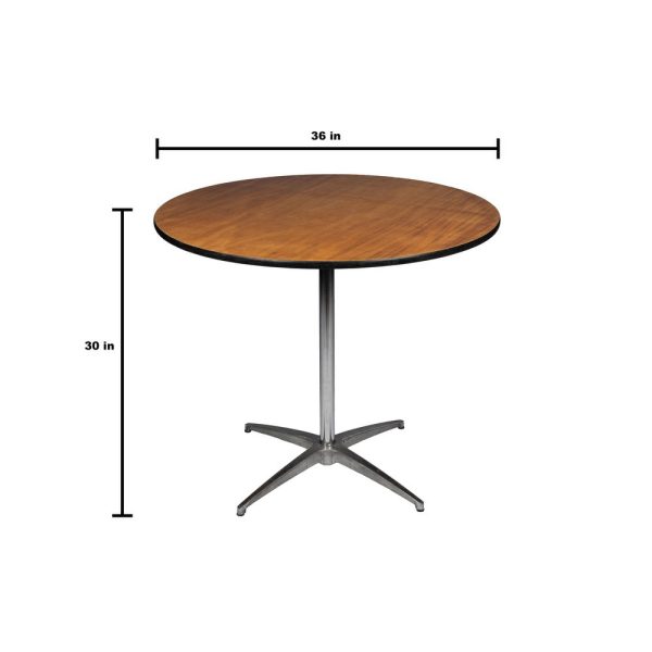 36in Round Low Cocktail Table - Image 2