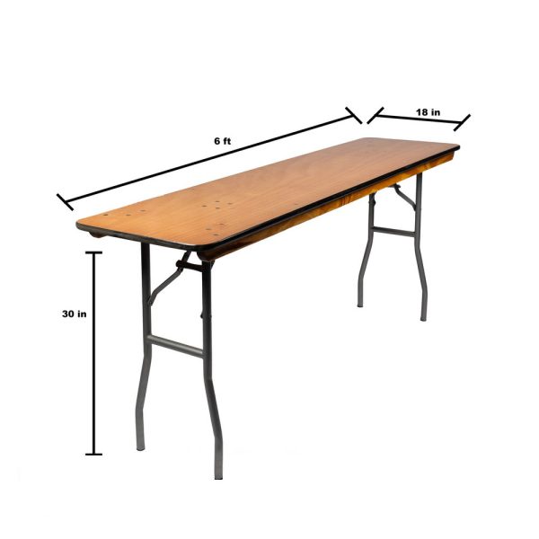 6ft Seminar Table - Image 2