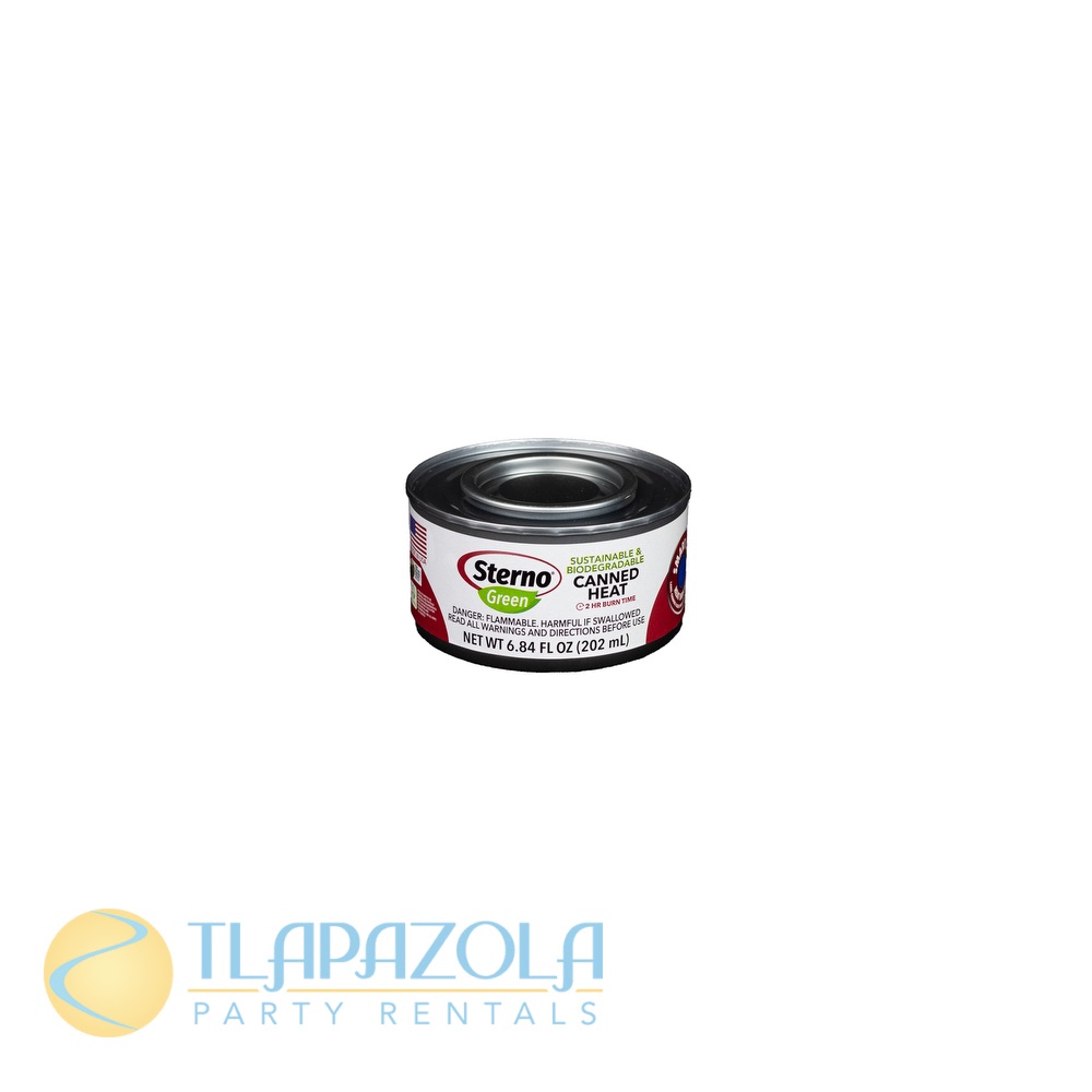 Chafer canned fuel tlapazola event rentals