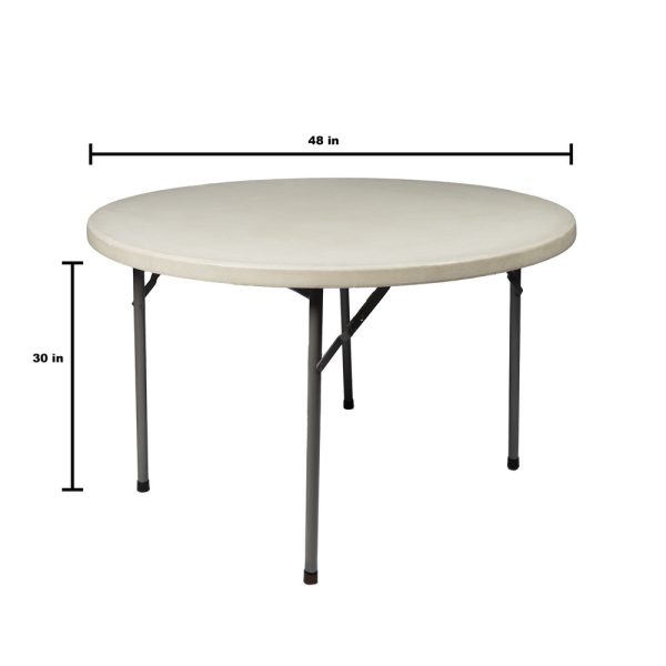 48in Round Plastic Table - Image 2