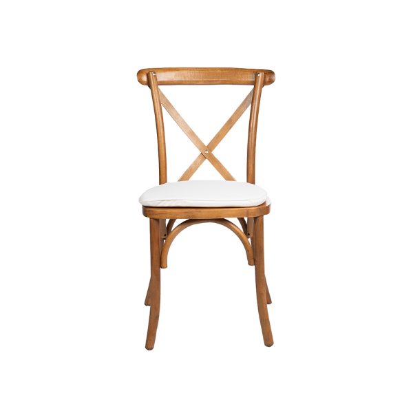 Cross-Back Natural Chair