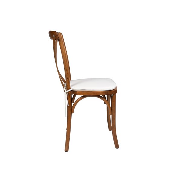 Cross-Back Natural Chair - Image 5