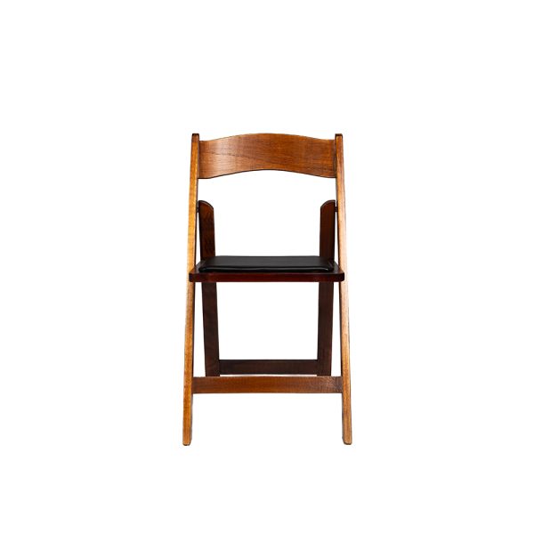 Fruitwood Folding Chair With Padding