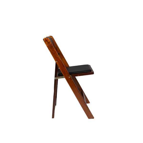 Fruitwood Folding Chair With Padding - Image 3