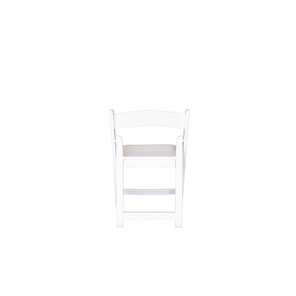 Children’s White Resin Chair - Image 2