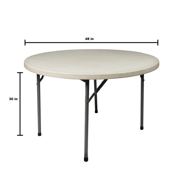 48in Plastic Round Table - Image 2