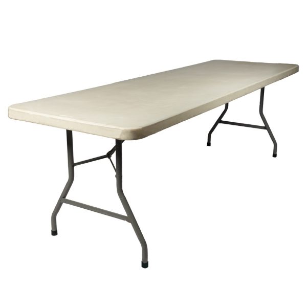 8ft Plastic Rectangular Table