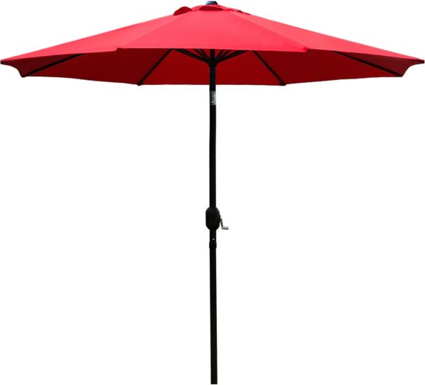 Red Market Umbrella Set