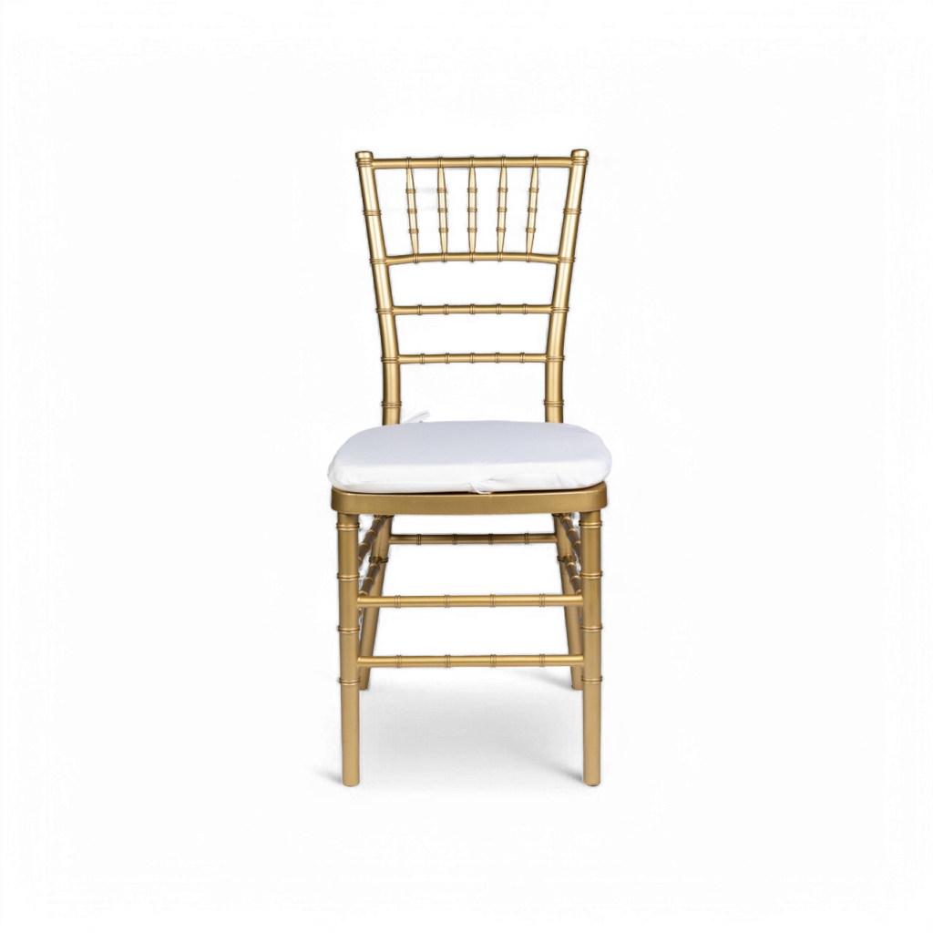 chiavari gold chair