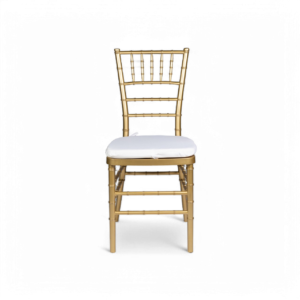 chiavari gold chair