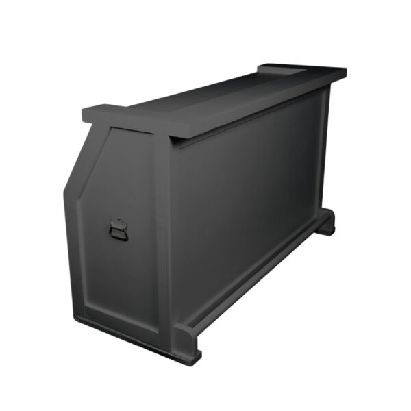 6ft Black Wood Bar - Image 2