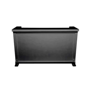 6ft Black Wood Bar